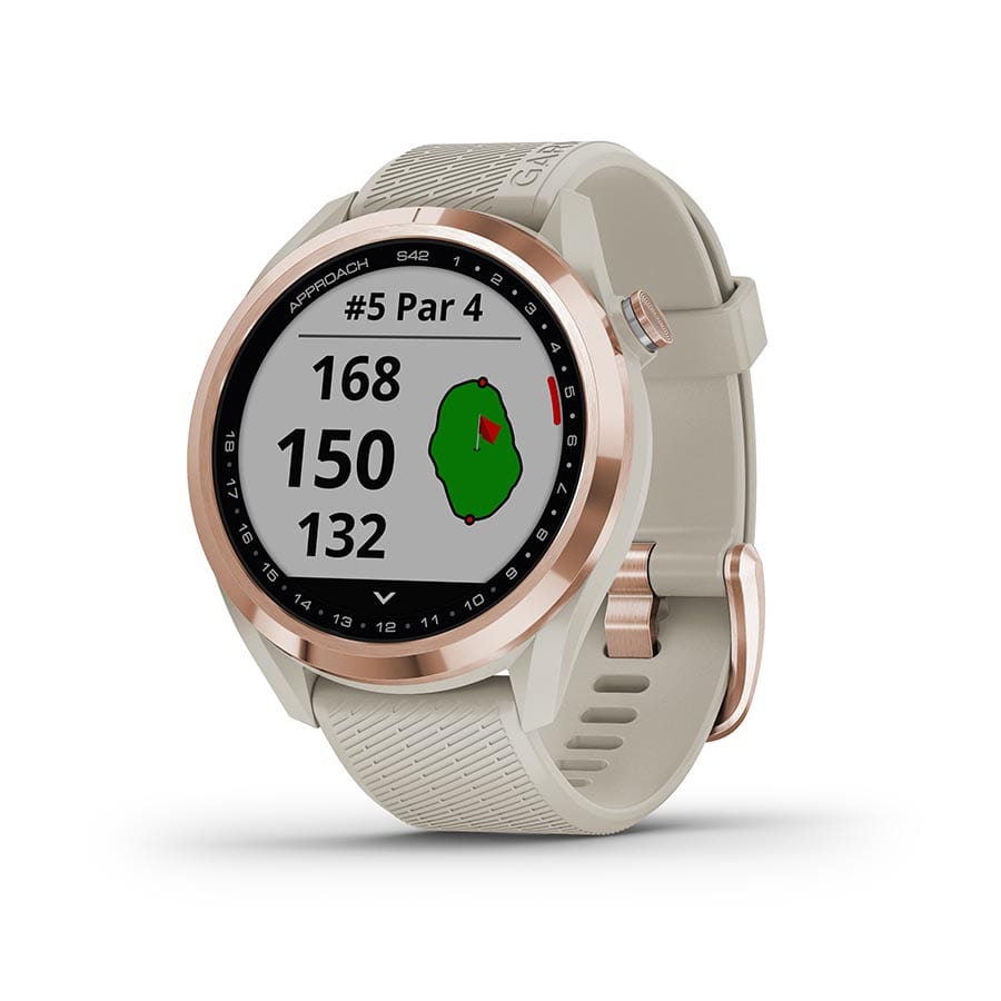Garmin Approach S42 Sand, Wristband: Sand - Silicone Watches