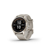 Garmin fenix 7S Pro Sapphire Solar Soft Gold, Wristband: Light Sand - Silicone Watches