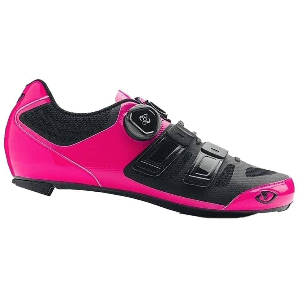 Giro Raes Techlace Shoe Bright Pink/Black / 37 Apparel - Apparel Accessories - Shoes - Road
