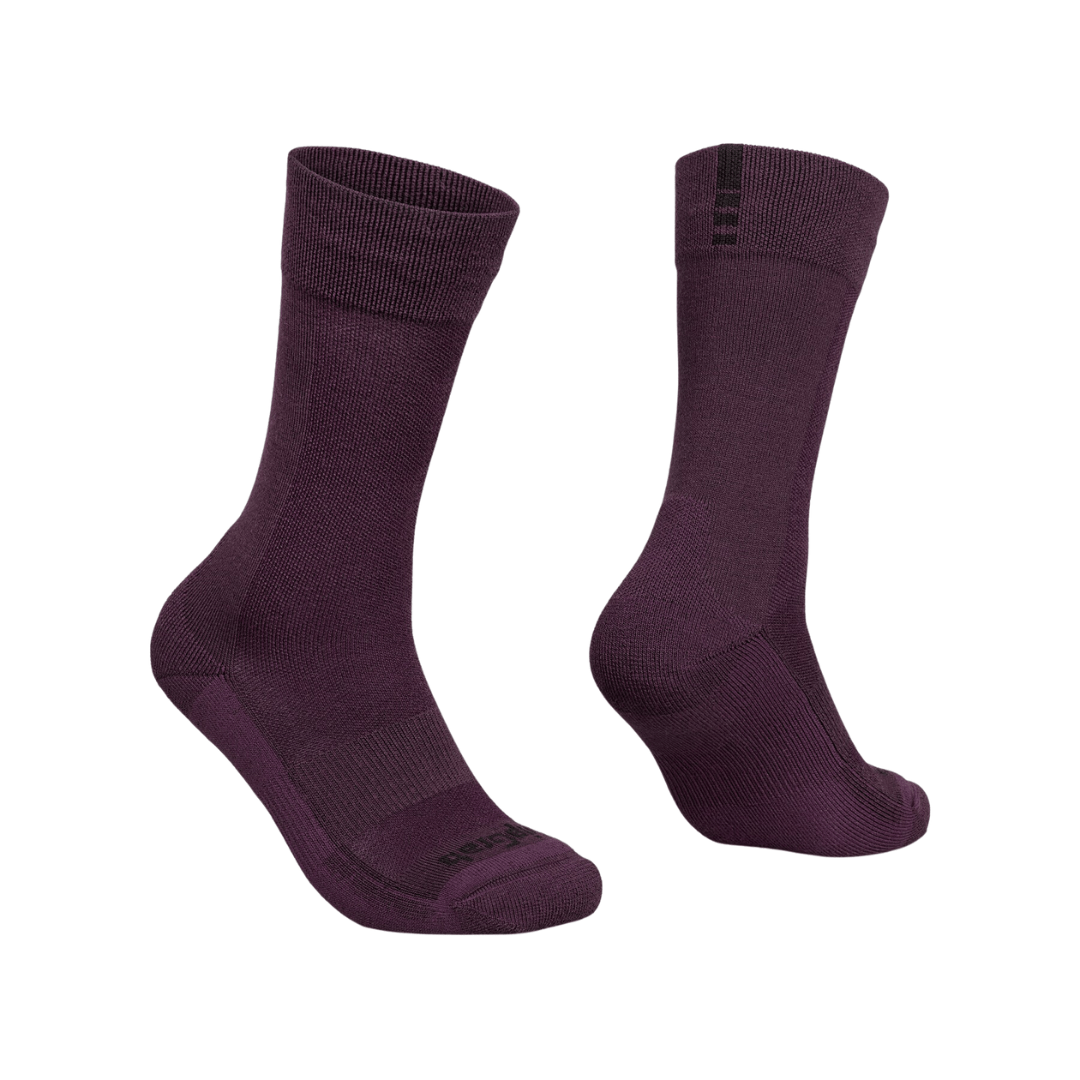GripGrab Alpine Merino High Cut Winter Socks Dark Red / Small Apparel - Clothing - Socks