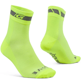 GripGrab Classic Regular Cut Socks Yellow Hi-Vis / Small Apparel - Clothing - Socks