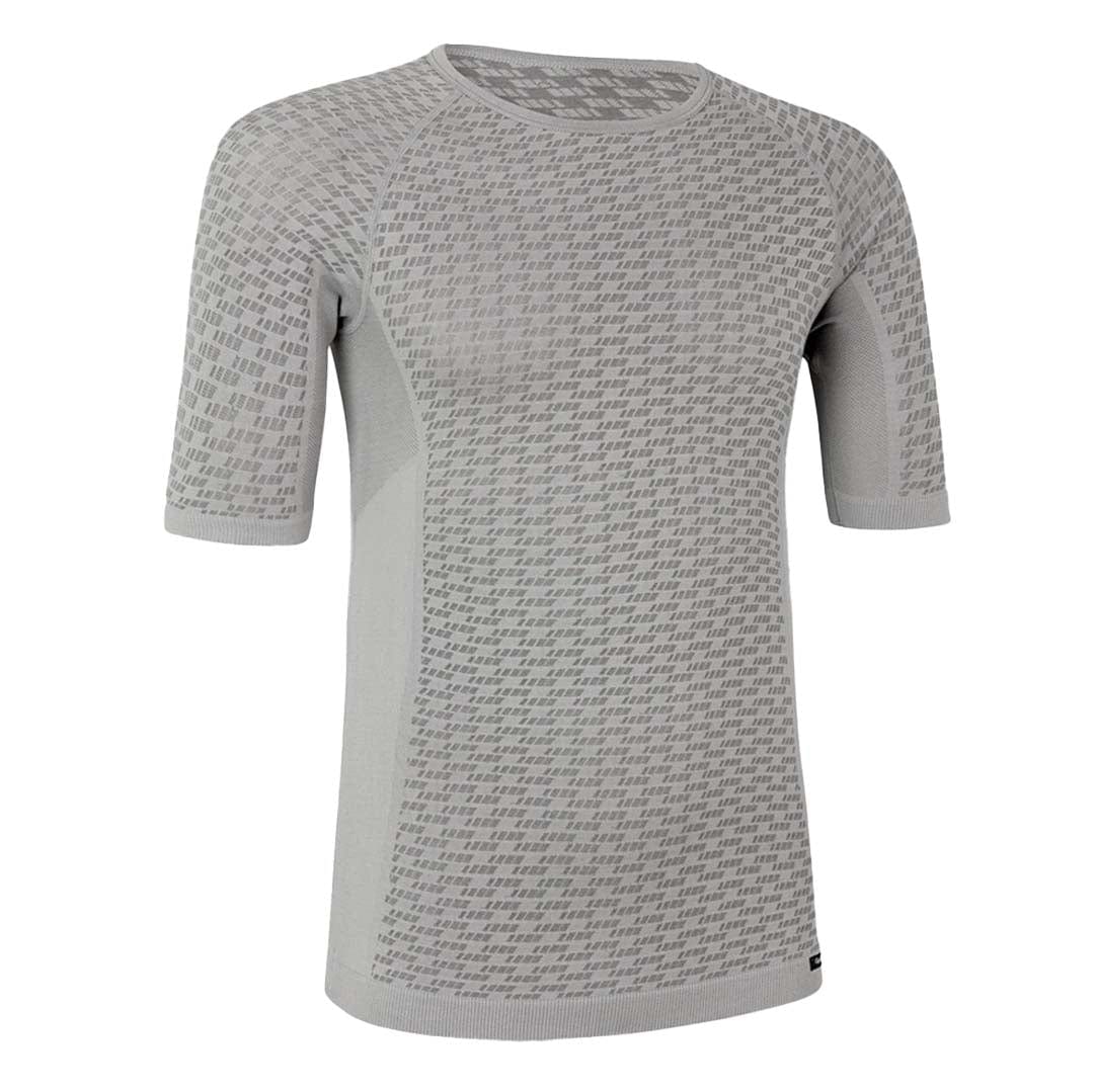 GripGrab Expert Seamless Lightweight Base Layer SS Grey / XS/S Apparel - Clothing - Men's Base Layers