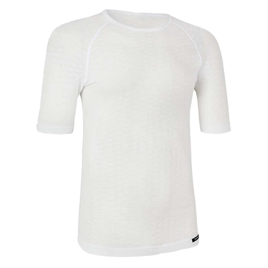 GripGrab Expert Seamless Lightweight Base Layer SS White / XS/S Apparel - Clothing - Men's Base Layers