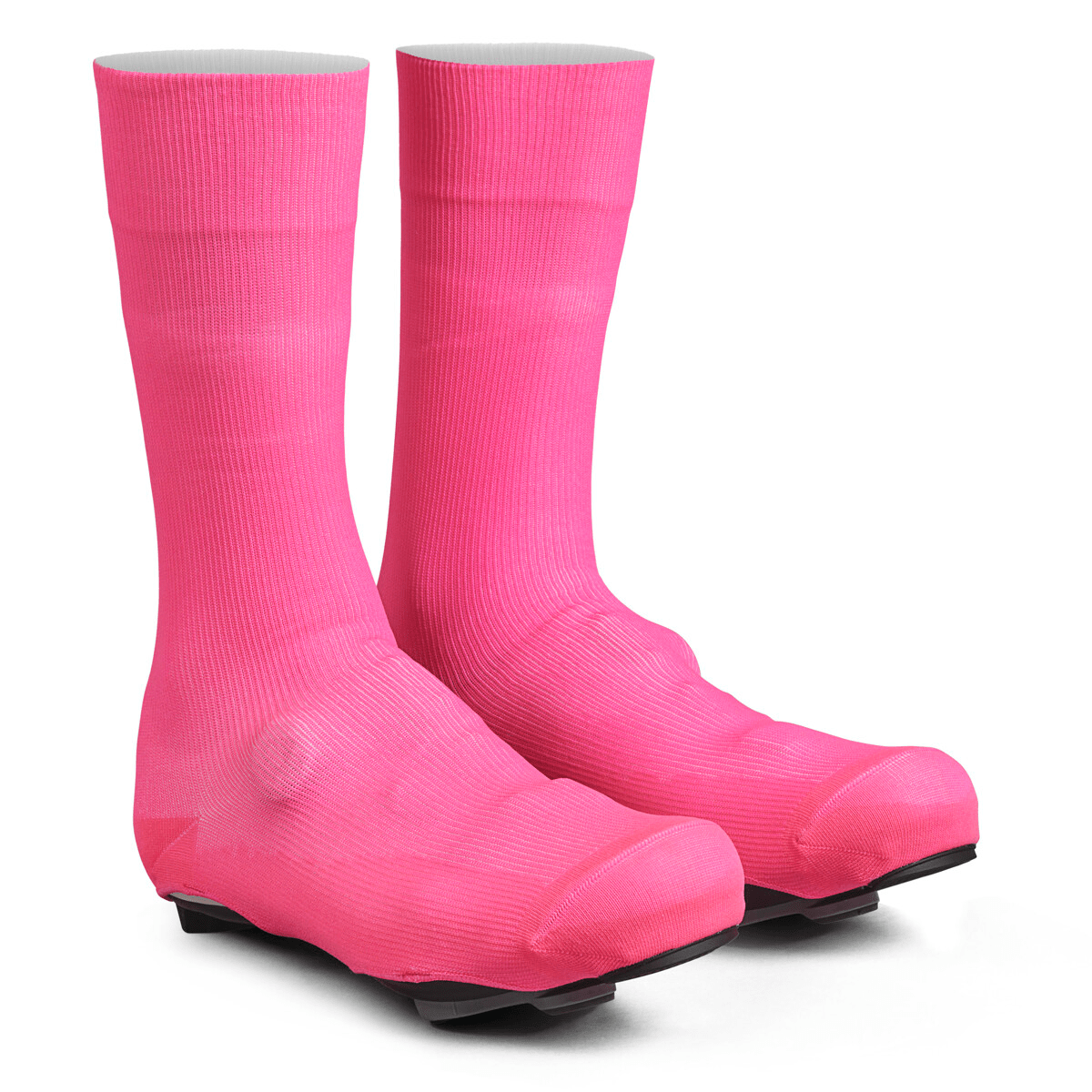 GripGrab Flandrien Waterproof Knitted Road Shoe Covers Pink / Large Apparel - Apparel Accessories - Shoe Covers