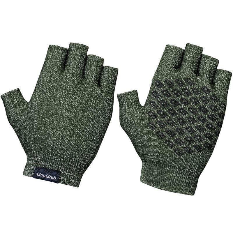 GripGrab Freedom Knitted Short Finger Cycling Gloves Olive / XS/S Apparel - Apparel Accessories - Gloves - Road