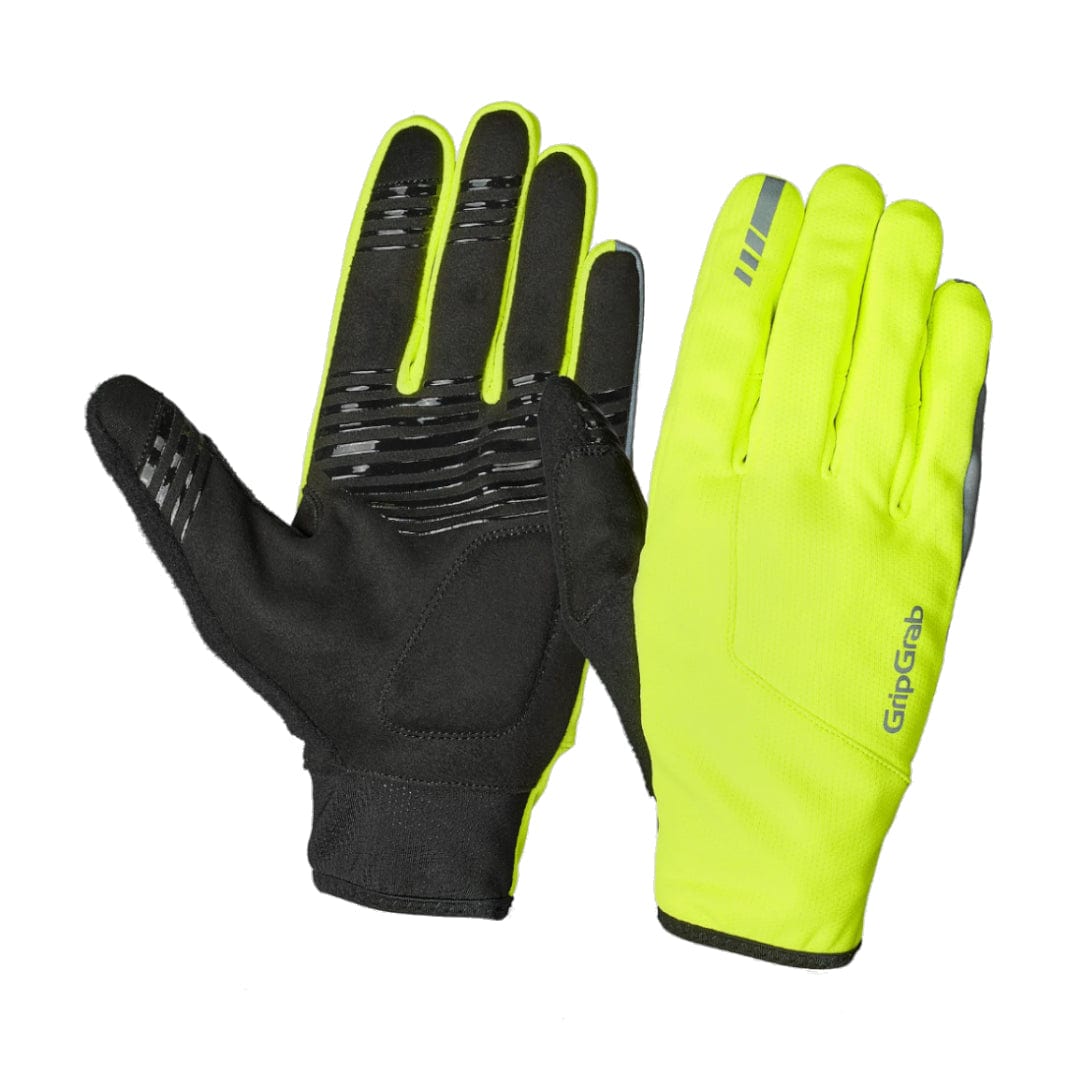 GripGrab Hurricane 2 Windproof Midseason Gloves Yellow Hi-Vis / M Apparel - Clothing - Gloves - Road
