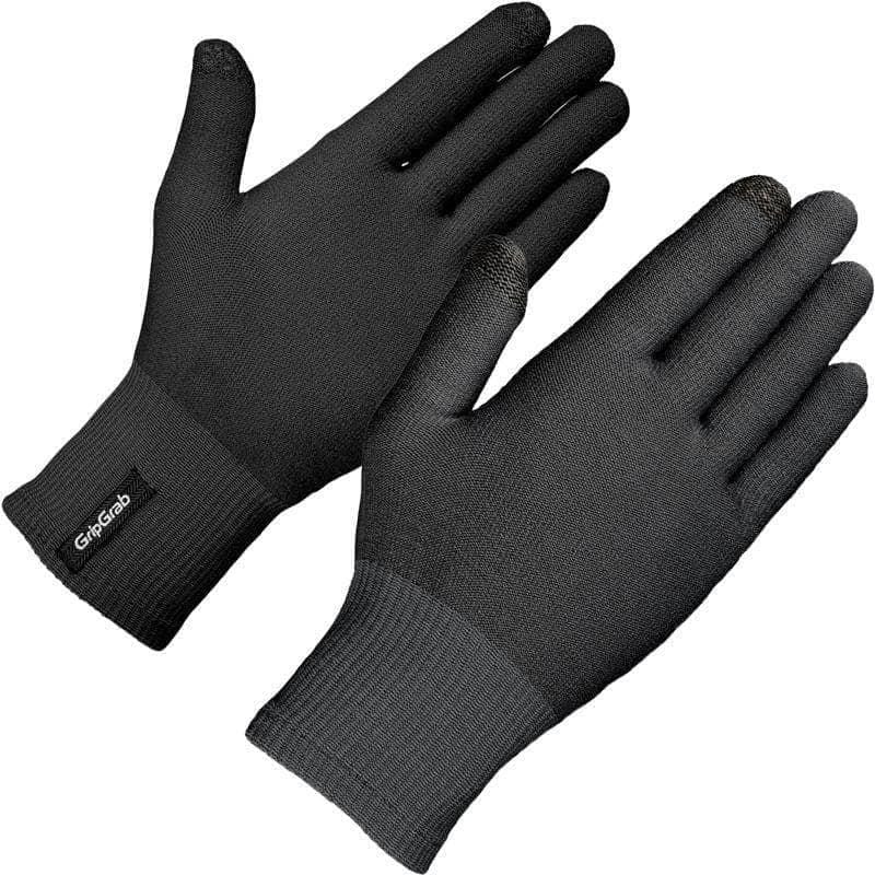 GripGrab Merino Liner Gloves Black / XS/S Apparel - Apparel Accessories - Gloves - Road