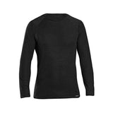 GripGrab Merino Polyfibre Long Sleeve Base Layer Black / XS Apparel - Clothing - Men's Base Layers