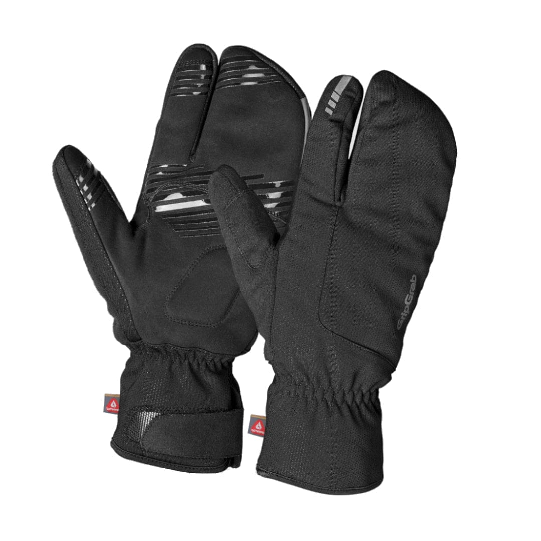 GripGrab Nordic 2 Windproof Deep Winter Lobster Gloves Black / XS Apparel - Apparel Accessories - Gloves - Road