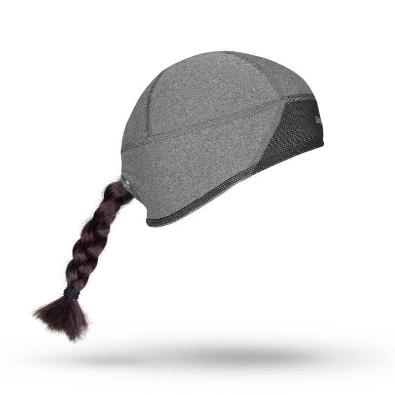 GripGrab Ponytail Windproof Thermal Skull Cap Grey / XS Apparel - Clothing - Riding Caps
