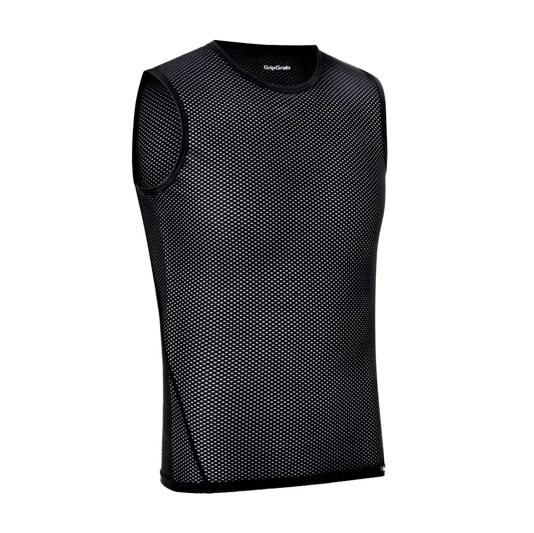 GripGrab Ultralight Sleeveless Mesh Base Layer Black / XS Apparel - Clothing - Men's Base Layers