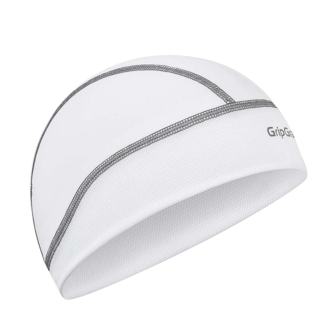 GripGrab UPF 50+ Lightweight Summer Skull Cap White Apparel - Clothing - Riding Caps