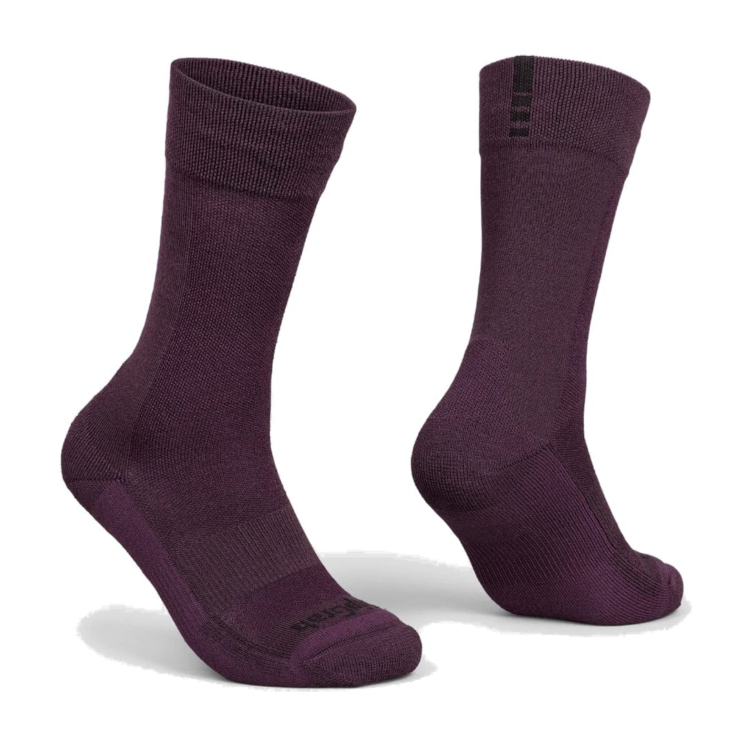 GripGrab Winter Merino High Cut Socks Dark Red / S Apparel - Clothing - Socks