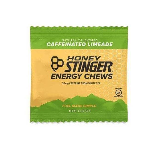 Honey Stinger Organic Caffeinated Energy Chews Limeade Other - Nutrition - Gummies