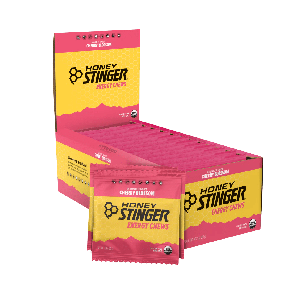 Honey Stinger Organic Energy Chews Box of 12 Cherry Blossom Other - Nutrition - Gummies