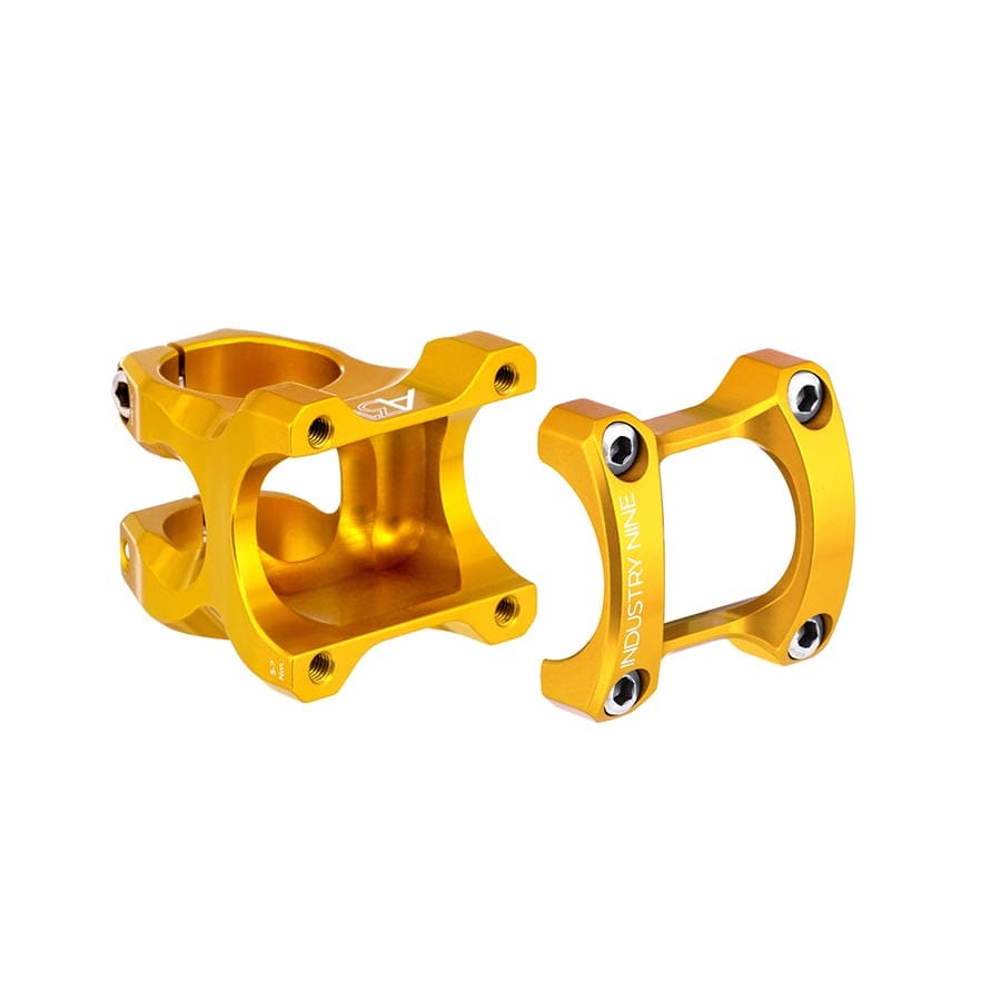 Industry Nine A318 50mm, Steerer: 1-1/8'', 5°, Gold Parts - Stems