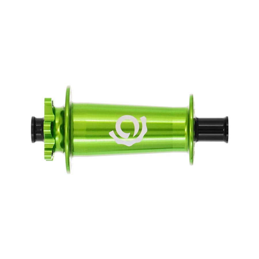 Industry Nine Hydra Classic Boost 6B Front 32H, 15mm TA, 110mm Boost, Lime Green Disc Hubs