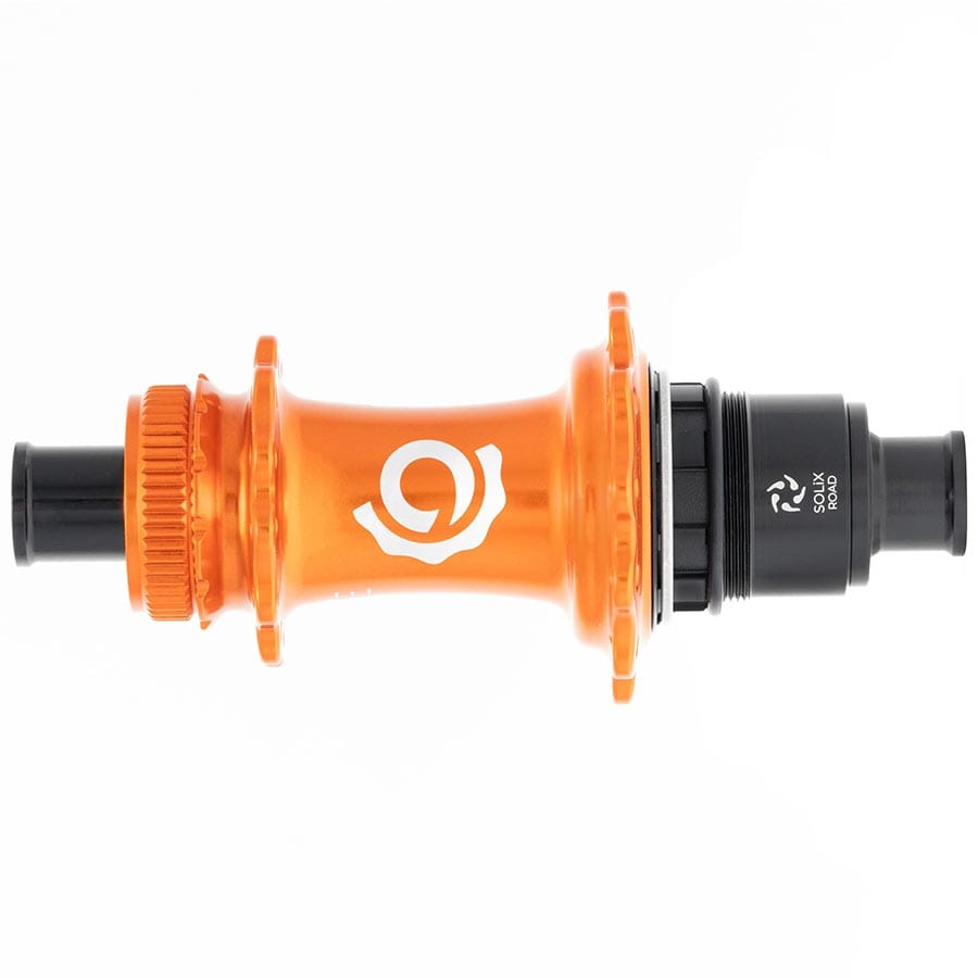 Industry Nine Solix G Classic Rear XD-R 24H, 12mm TA, 142mm, SRAM XD-R, Orange Disc Hubs