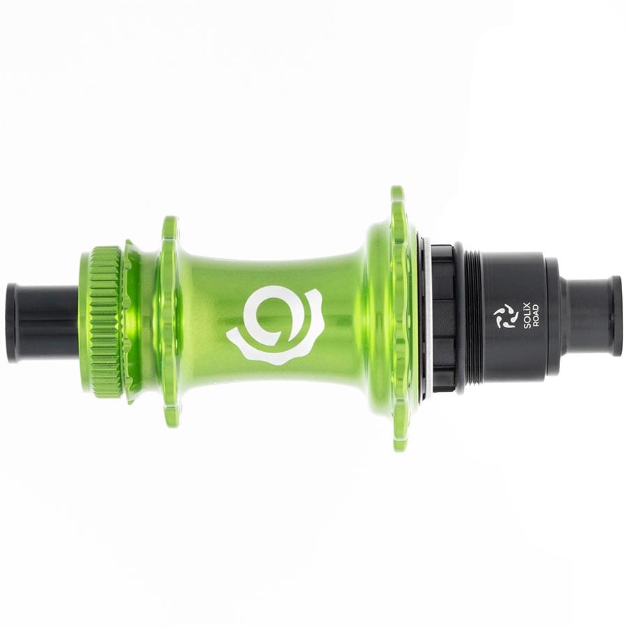 Industry Nine Solix G Classic Rear XD-R 28H, 12mm TA, 142mm, SRAM XD-R, Lime Disc Hubs