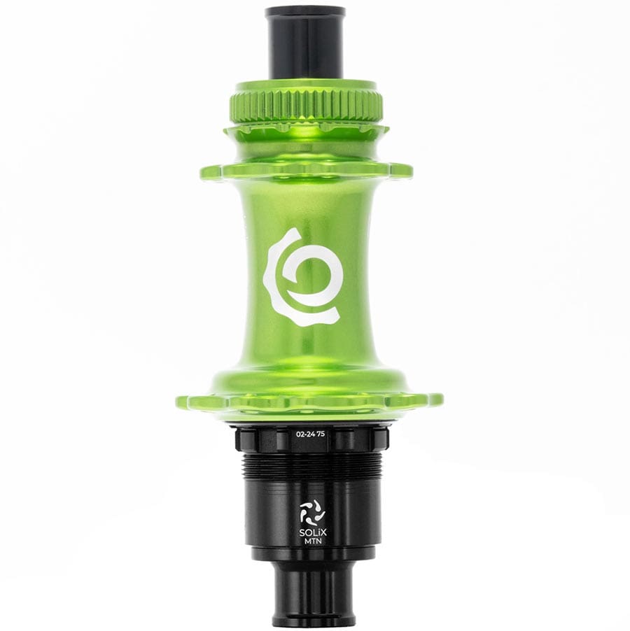 Industry Nine Solix M Classic Rear XD 24H, 12mm TA, 148mm, SRAM XD, Lime Disc Hubs