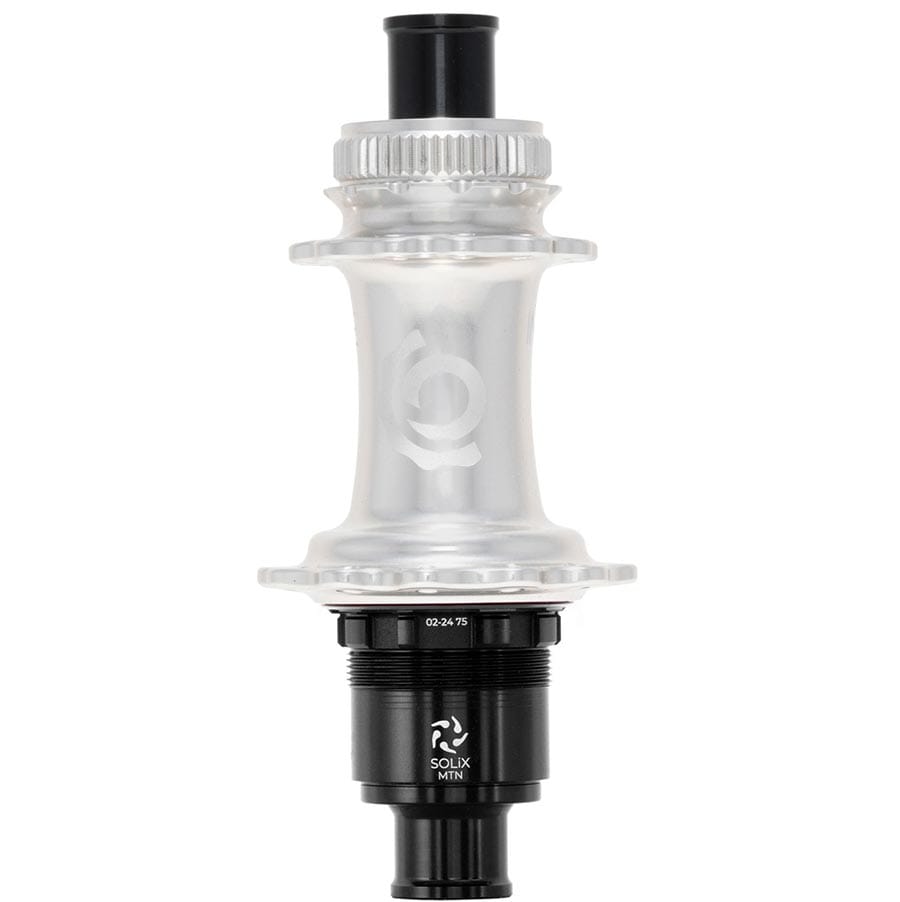 Industry Nine Solix M Classic Rear XD 24H, 12mm TA, 148mm, SRAM XD, Silver Disc Hubs