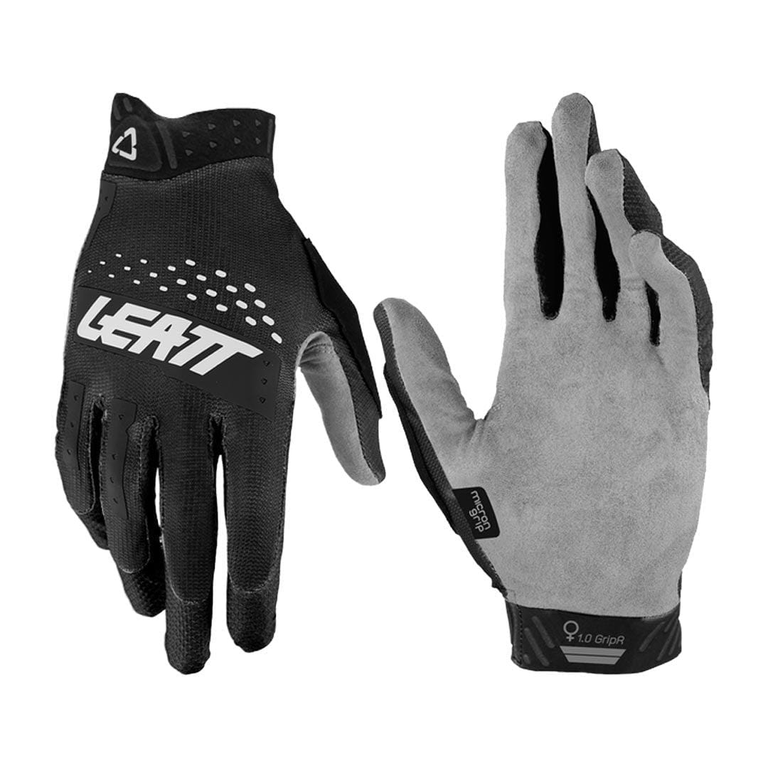 Leatt Women's MTB 1.0 GripR Gloves Black / XS Apparel - Apparel Accessories - Gloves - Mountain