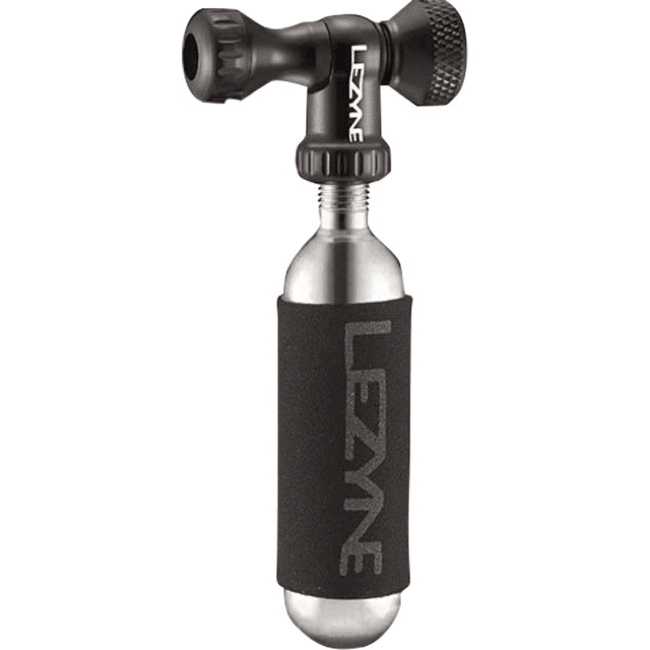 Lezyne Control Drive CO2 Slip Fit Head with 16g Black Accessories - CO2 Inflators