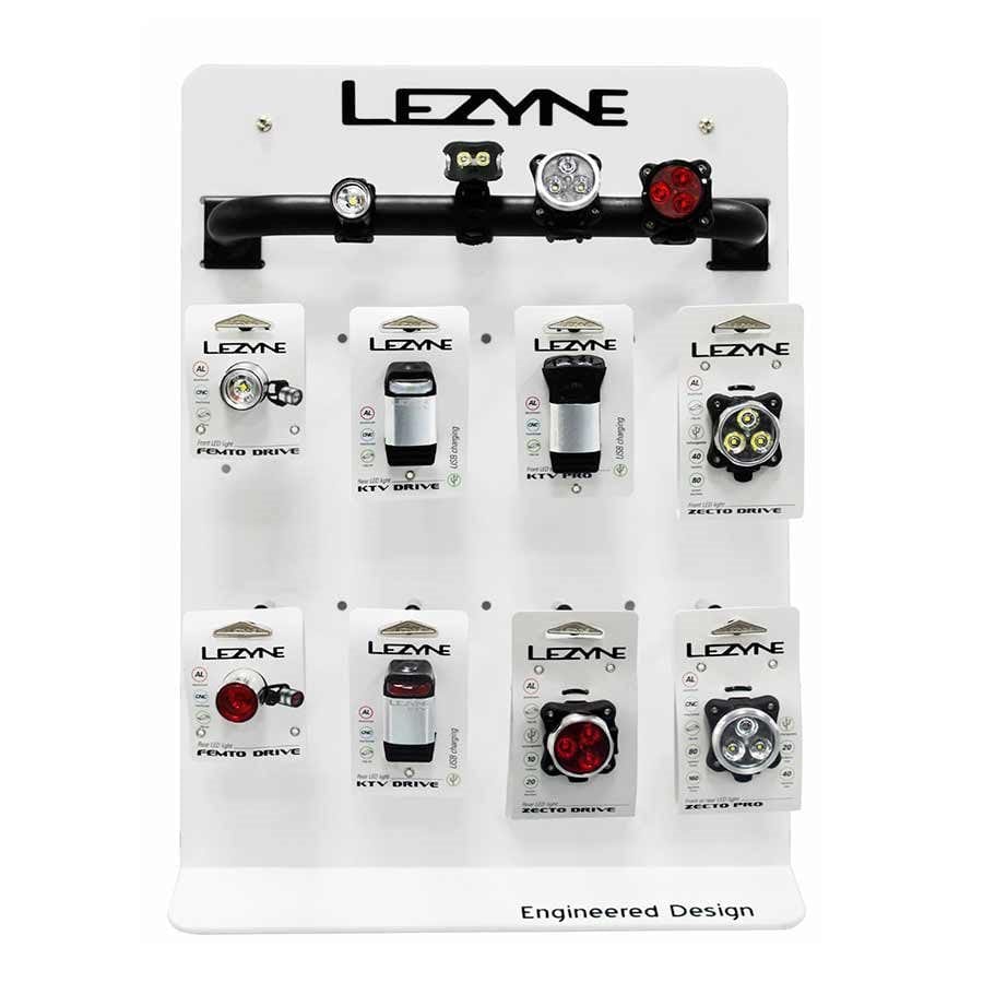 Lezyne Led POP Display Bar Lezyne, Universal LED POP with display bar Countertop Displays