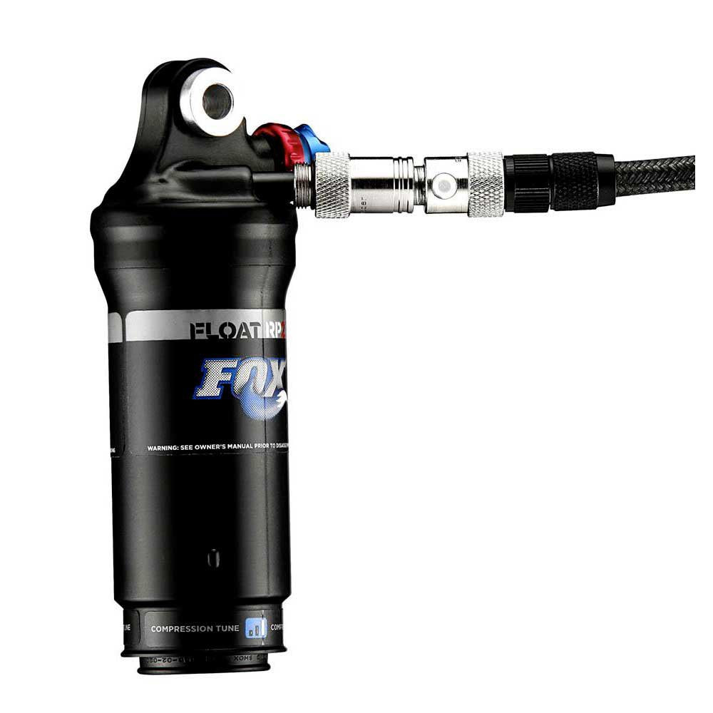 Lezyne Shock Digital Drive Fork and Shock Pump Thread Chuck 300psi Silver Fork and Shock Pumps