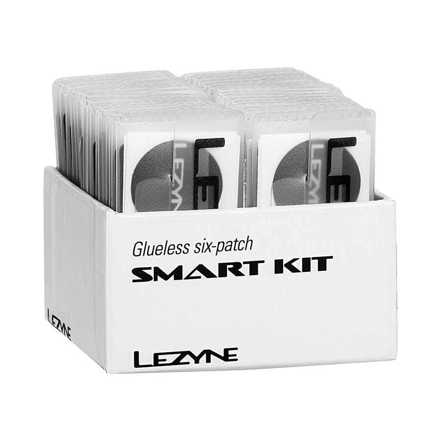 Lezyne Smart Kit Rectangular display box with 34 kits Patch Kits