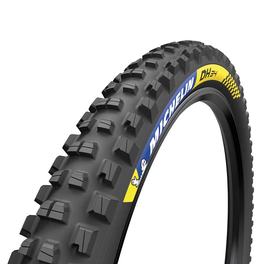 Michelin DH34 26''x2.40, Wire, Tubeless Ready, MAGI-X, Downhill Shield, 2x55TPI, Black Mountain Tires