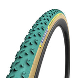 Michelin Power Cyclocross Mud Tubular Michelin, Power Cyclocross Mud Tubular, Tire, 700x33C, Folding, Tubular, GreenCompound, 3x120TPI, Green / 700 Gravel Tires