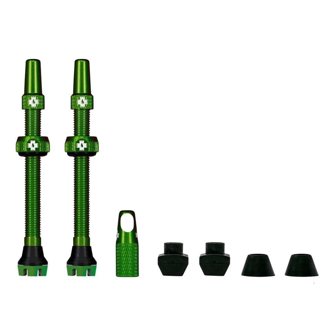 Muc-Off V2 Tubeless Valve Presta Pair Green / 60mm Parts - Valves