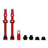 Muc-Off V2 Tubeless Valve Presta Pair Red / 44mm Parts - Valves