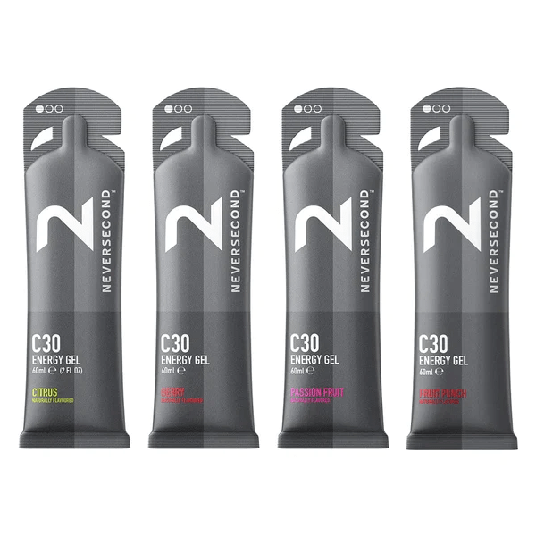 NEVERSECOND C30 Energy Gel 12-Unit Box Passion Fruit Other - Nutrition - Gels