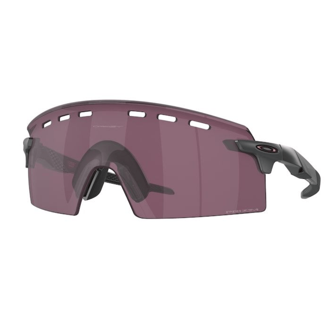 Oakley Encoder Strike Vented Matte Grey Smoke PRIZM Road Black Apparel - Apparel Accessories - Sunglasses