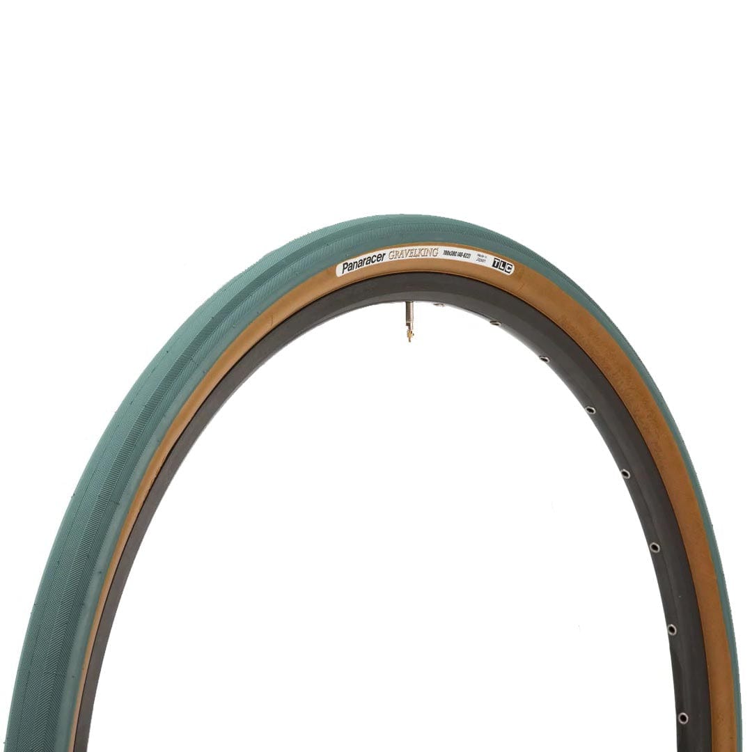 Panaracer GravelKing Slick Tire Astral Blue/Brown / 700c x 38mm Parts - Tires - Gravel