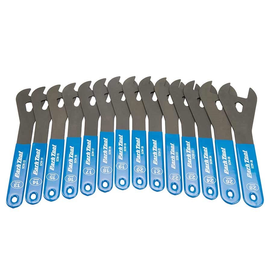 Park Tool SCW-SET.3 Park Tool, SCW-SET.3, Cone wrench set, 13mm to 28mm Hub Tools