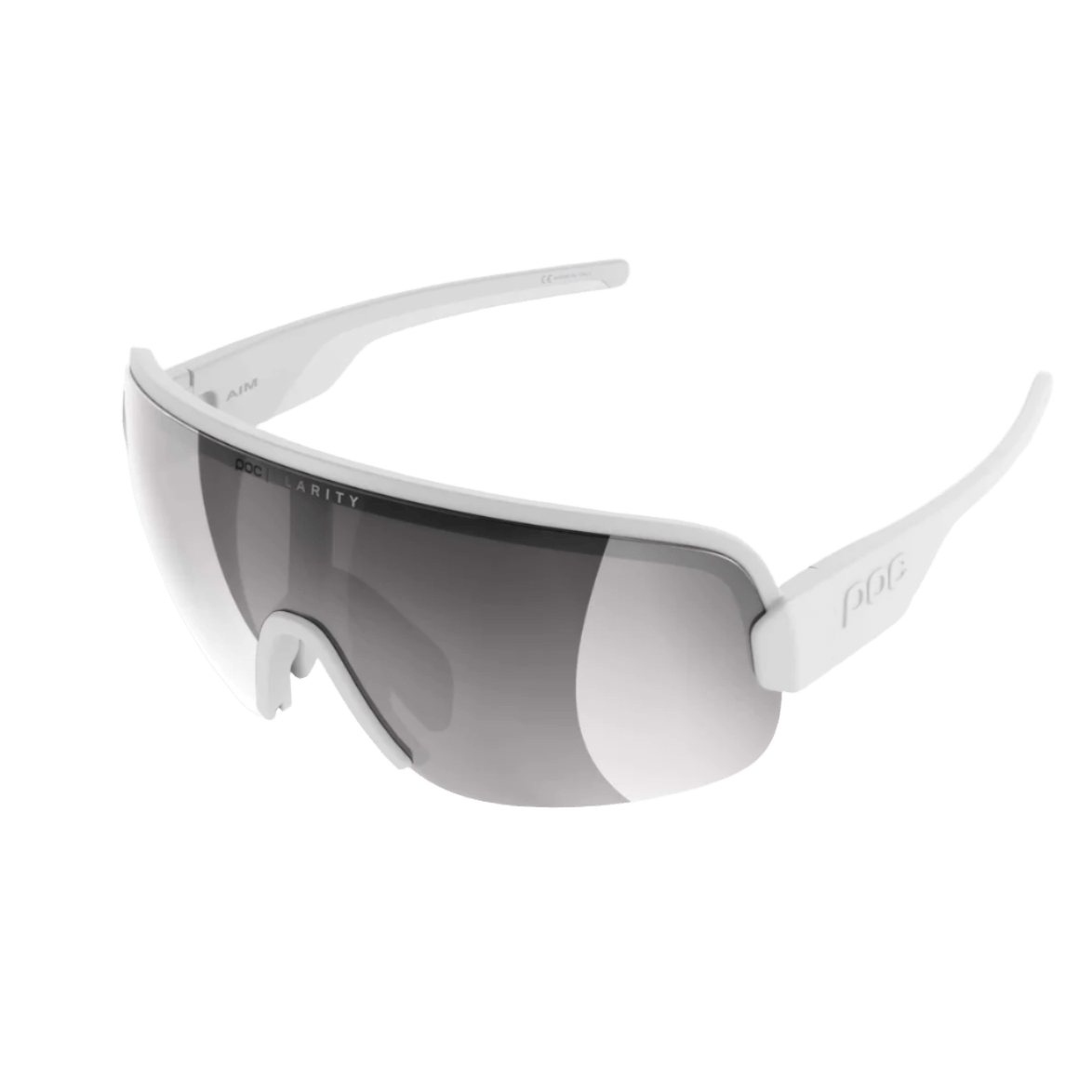 POC Aim Sunglasses Hydrogen White Clarity Road/Sunny Silver Apparel - Apparel Accessories - Sunglasses