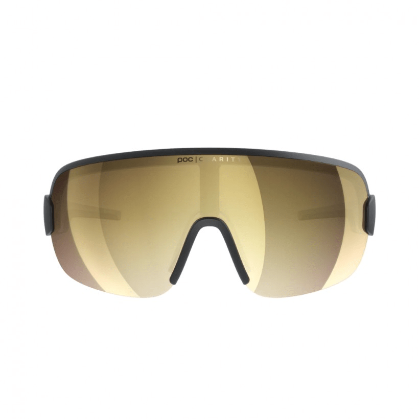 POC Aim Sunglasses Uranium Black Clarity Road/Partly Sunny Gold Apparel - Apparel Accessories - Sunglasses