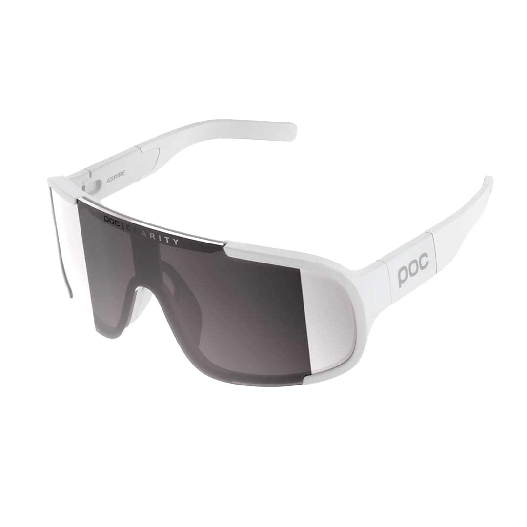 POC Aspire Sunglasses Hydrogen White / Clarity Road Silver Mirror Cat 3 Apparel - Apparel Accessories - Sunglasses