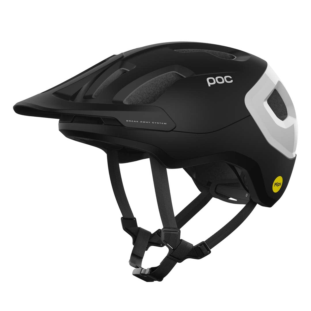 POC Axion Race Mips Uranium Black Matt/Hydrogen White / XS Apparel - Apparel Accessories - Helmets - Mountain - Open Face