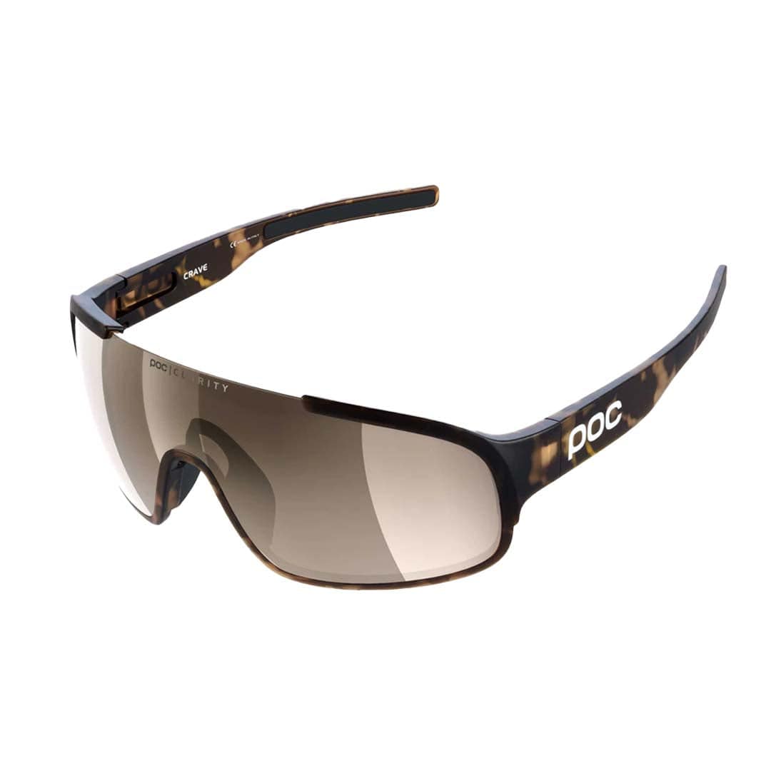 POC Crave Clarity Sunglasses Tortoise Brown / Clarity Trail Siver Cat 2 Apparel - Apparel Accessories - Sunglasses