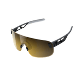 POC Elicit Sunglasses Uranium Black Clarity Road/Partly Sunny Gold Apparel - Apparel Accessories - Sunglasses