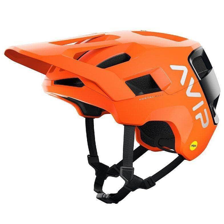 POC Kortal Race Mips Helmet Fluorescent Orange AVIP/Uranium Black Matt / Small Apparel - Apparel Accessories - Helmets - Mountain - Open Face