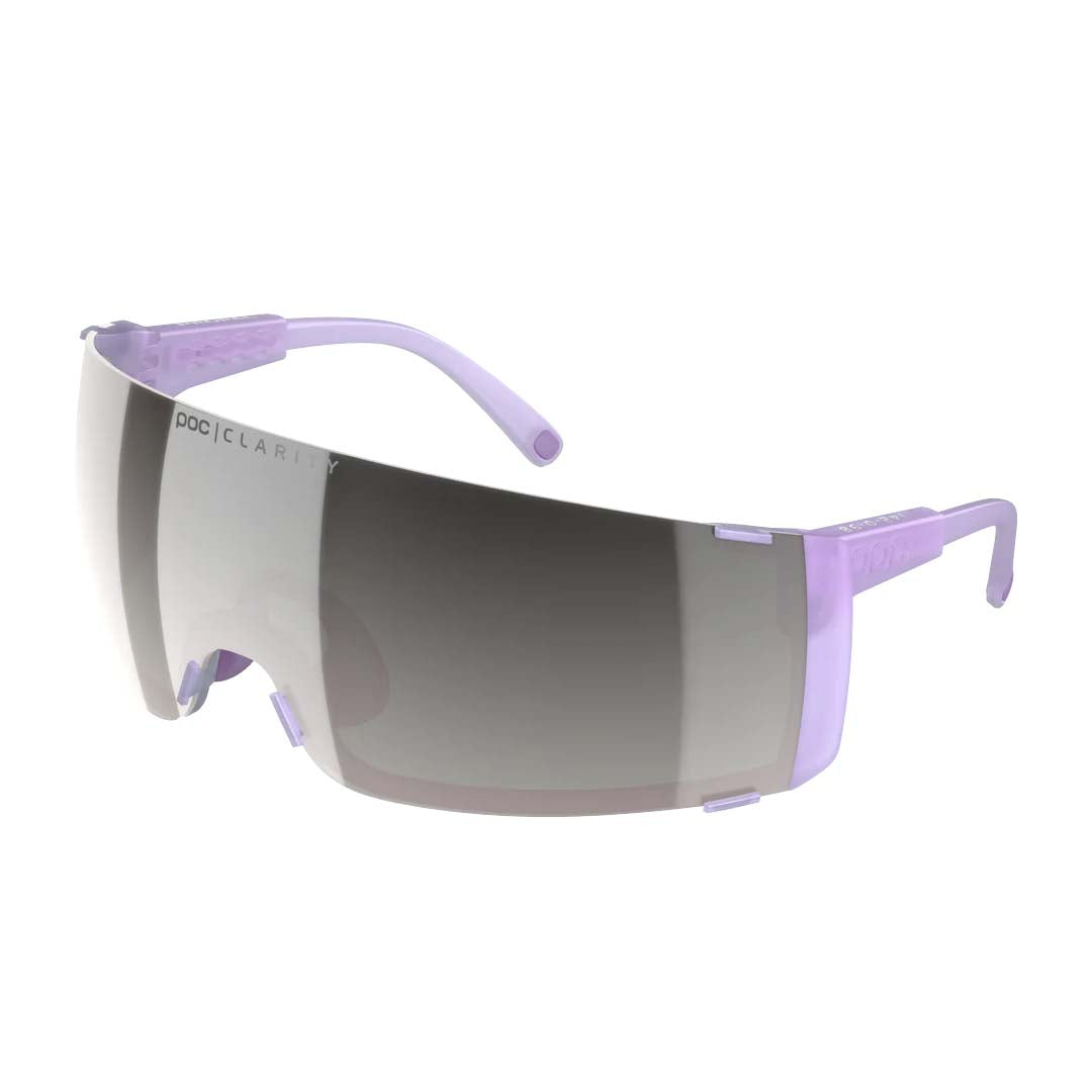 POC POC Propel Sunglasses Purple Quartz Translucent / Clarity Violet Silver Mirror