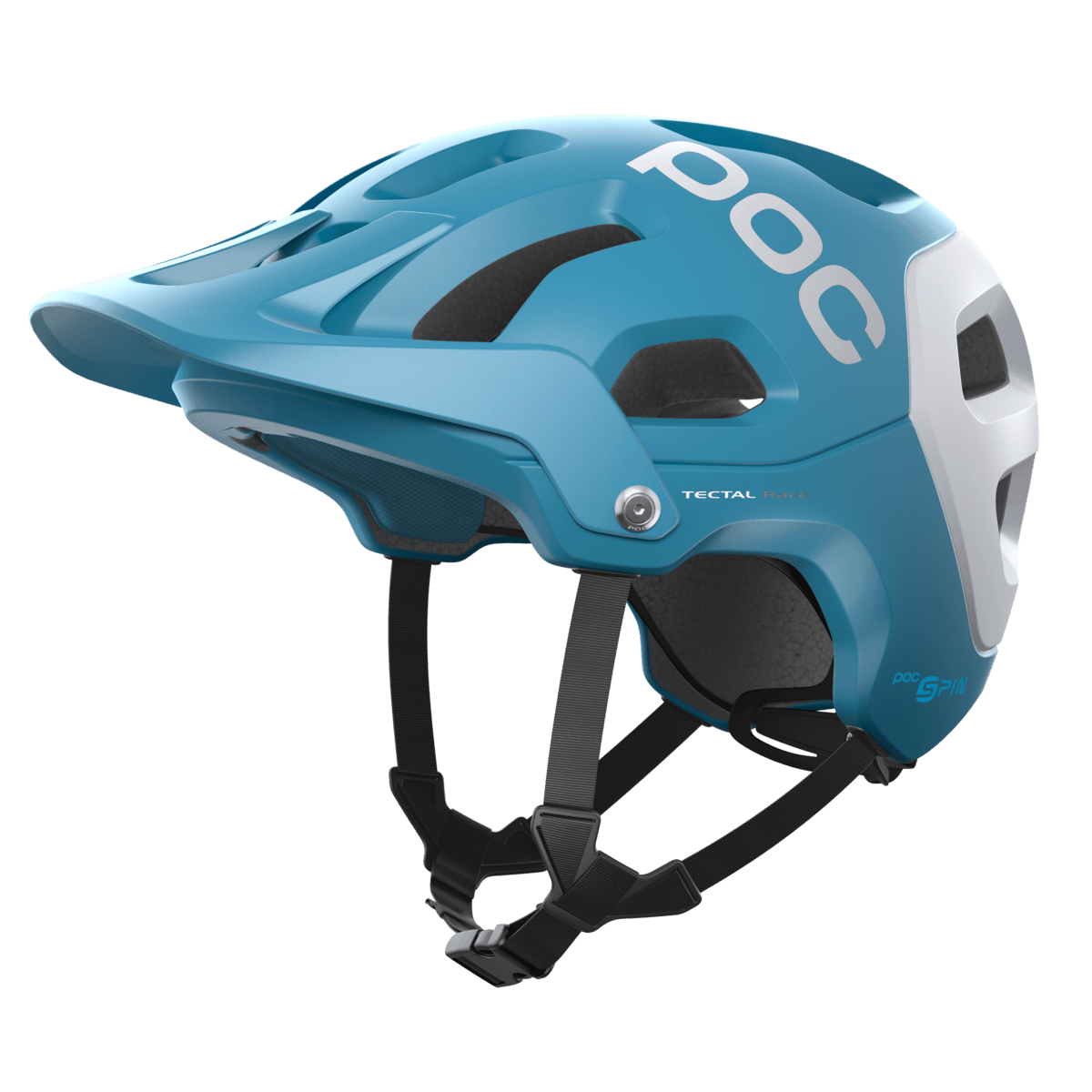 POC Tectal Race SPIN Helmet Basalt Blue/Hydrogen White matt / XS/S Apparel - Apparel Accessories - Helmets - Mountain - Open Face