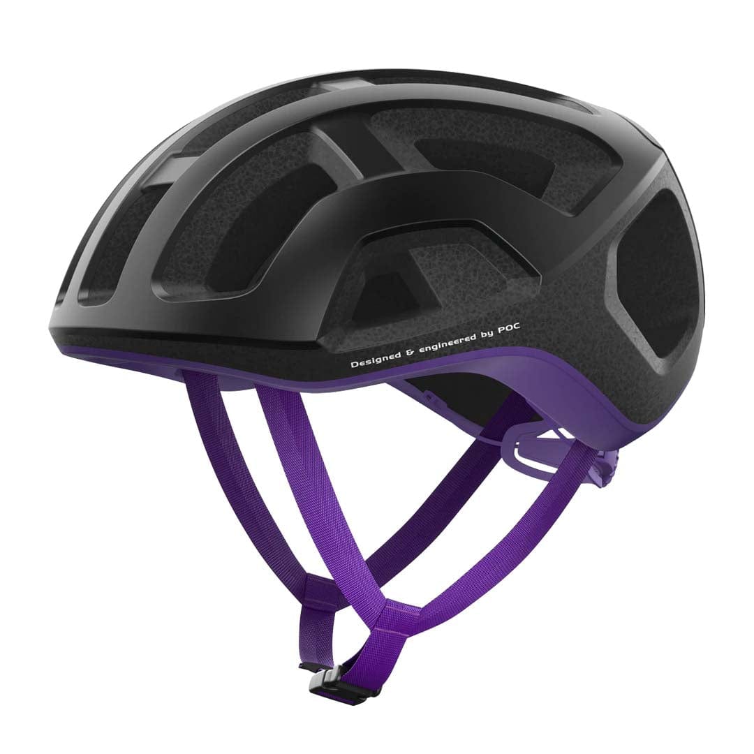 POC Ventral Lite Helmet Uranium Black/Sapphire Purple Matt / Small Apparel - Apparel Accessories - Helmets - Road