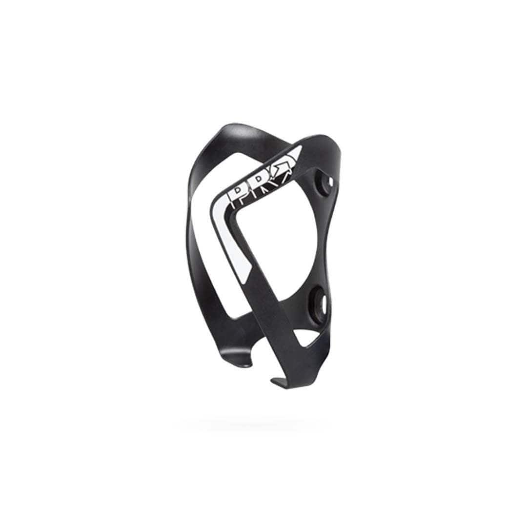 PRO Alloy Bottle Cage Black/White Accessories - Bottle Cages