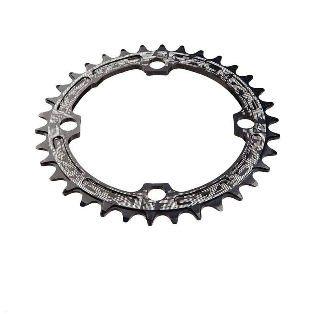 Race Face 104 BCD Narrow Wide Chainring, 38T, 10-12Sp, Black Parts - Chainrings